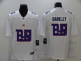 Nike Giants 26 Saquon Barkley White Shadow Logo Limited Jersey,baseball caps,new era cap wholesale,wholesale hats